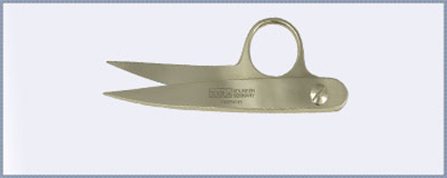 textilia solingen ats02 eğri uçlu iplik temizleme makası 115mm